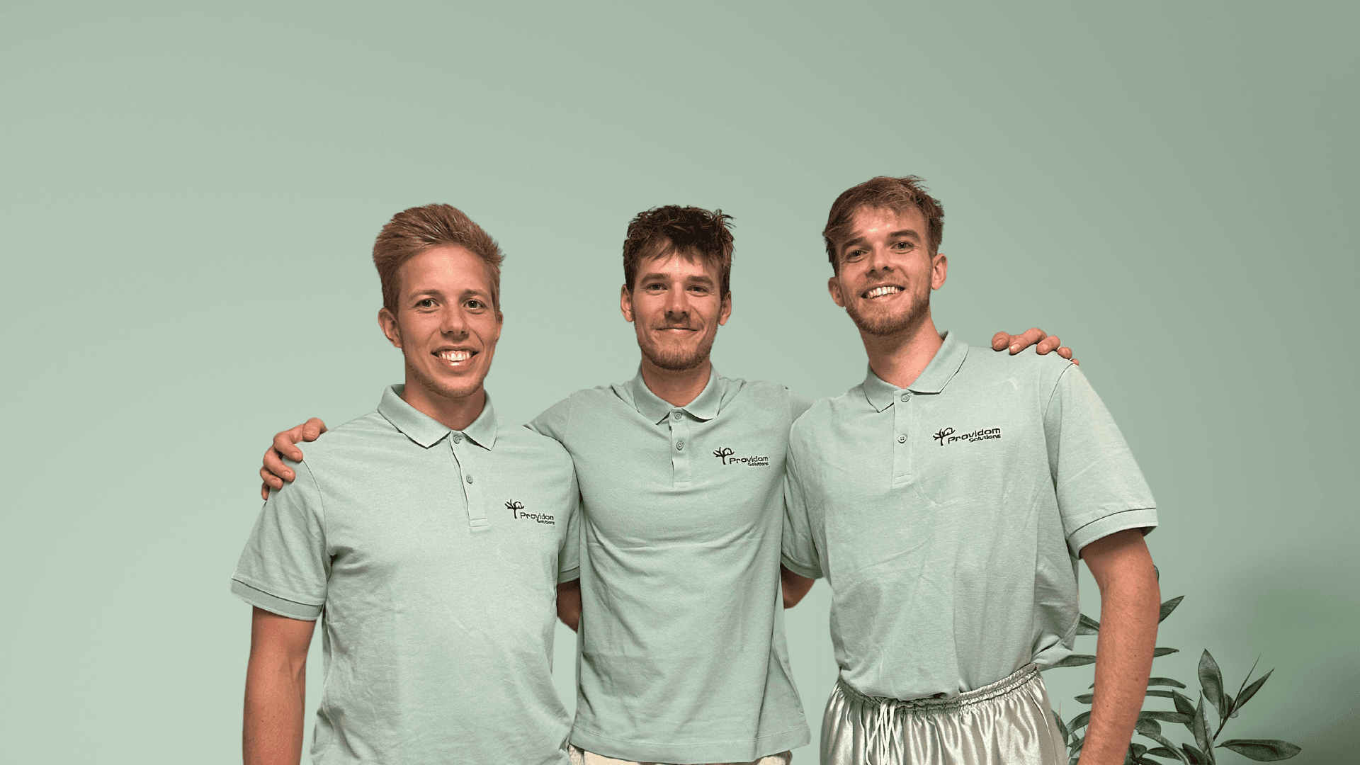 Die drei Providom-Gründer Jakob, Yaron und Tim